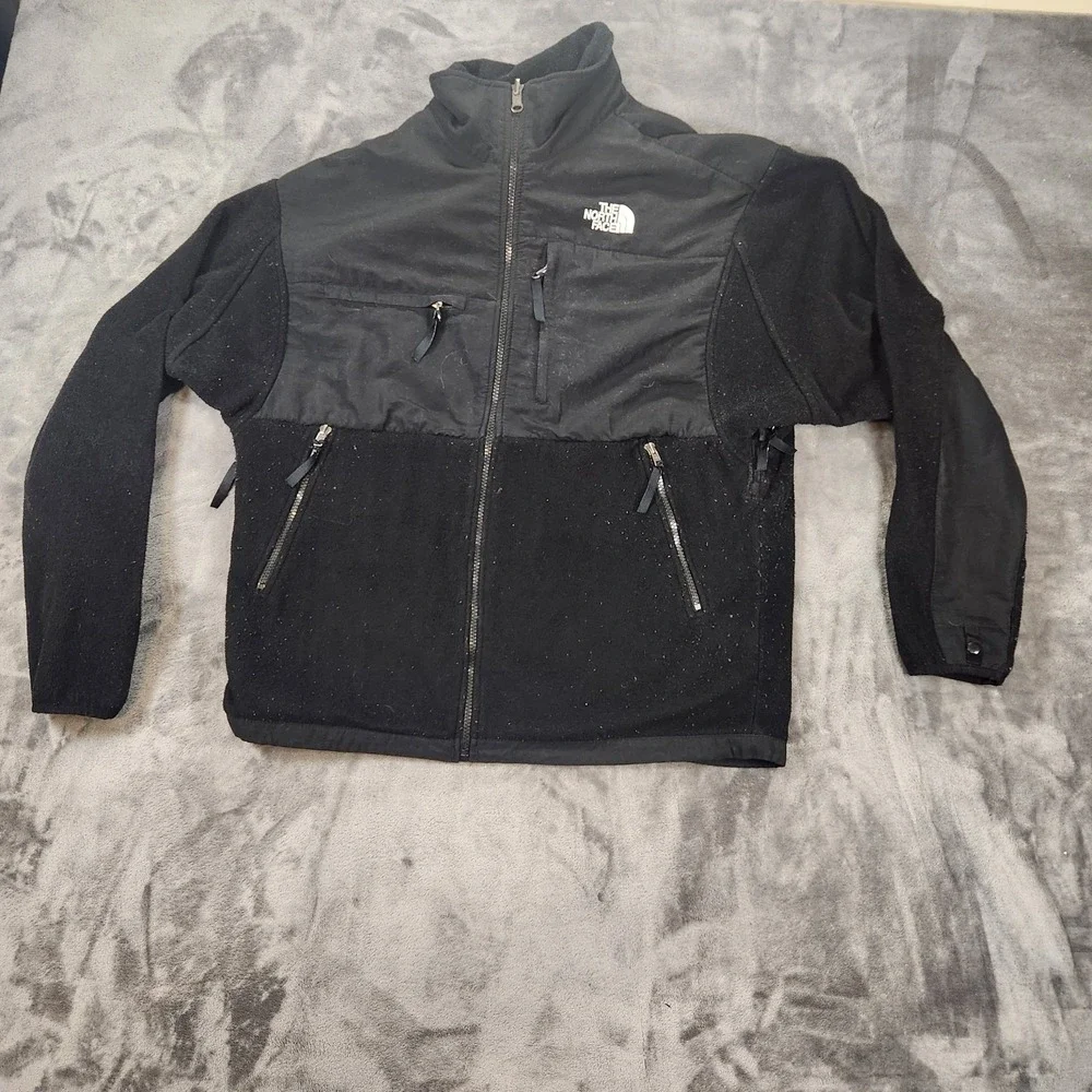 The North Face Jacket Mens Large Black Denali Fleece Full Zip Polartec Gorpcore
